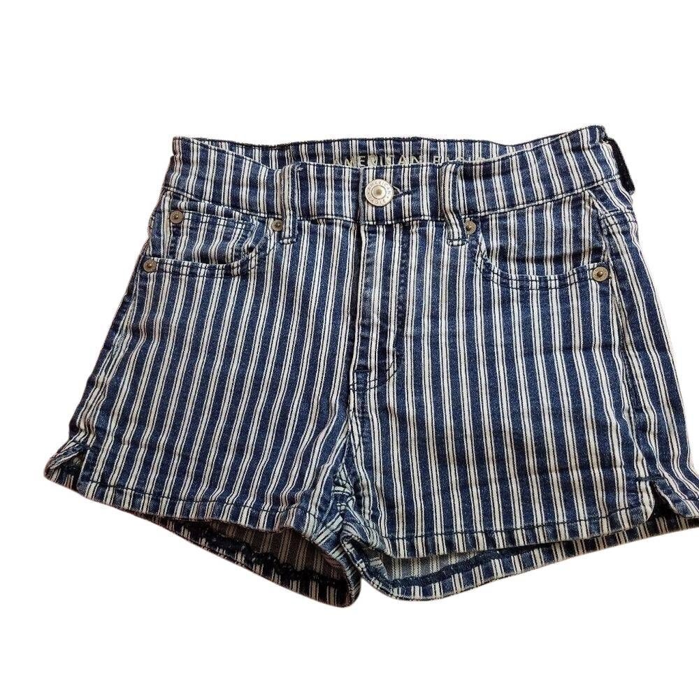 American Eagle Outfitters stripped shorts 0